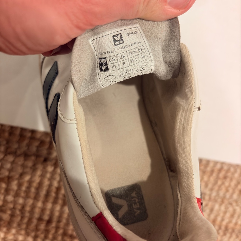 Veja  V 10 Women White sneakers size 10 W - Picture 11 of 14